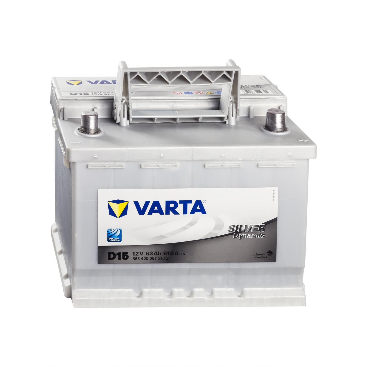 VARTA Silver Dynamic D15 Autobatterie 12V 63Ah