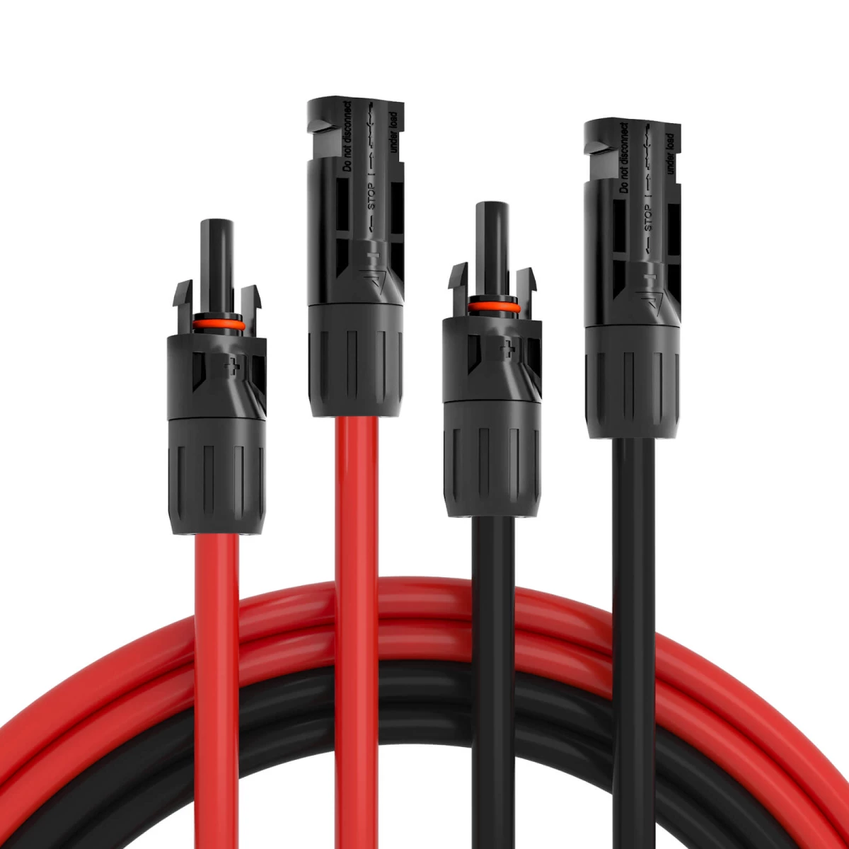 hb-digital 1m - 10m Solar Verlängerungskabel 4mm² Kabel für PV Anlagen mit Solarstecker schwarz oder rot (USt-befreit nach §12 Abs.3 Nr. 1 S.1 UStG)