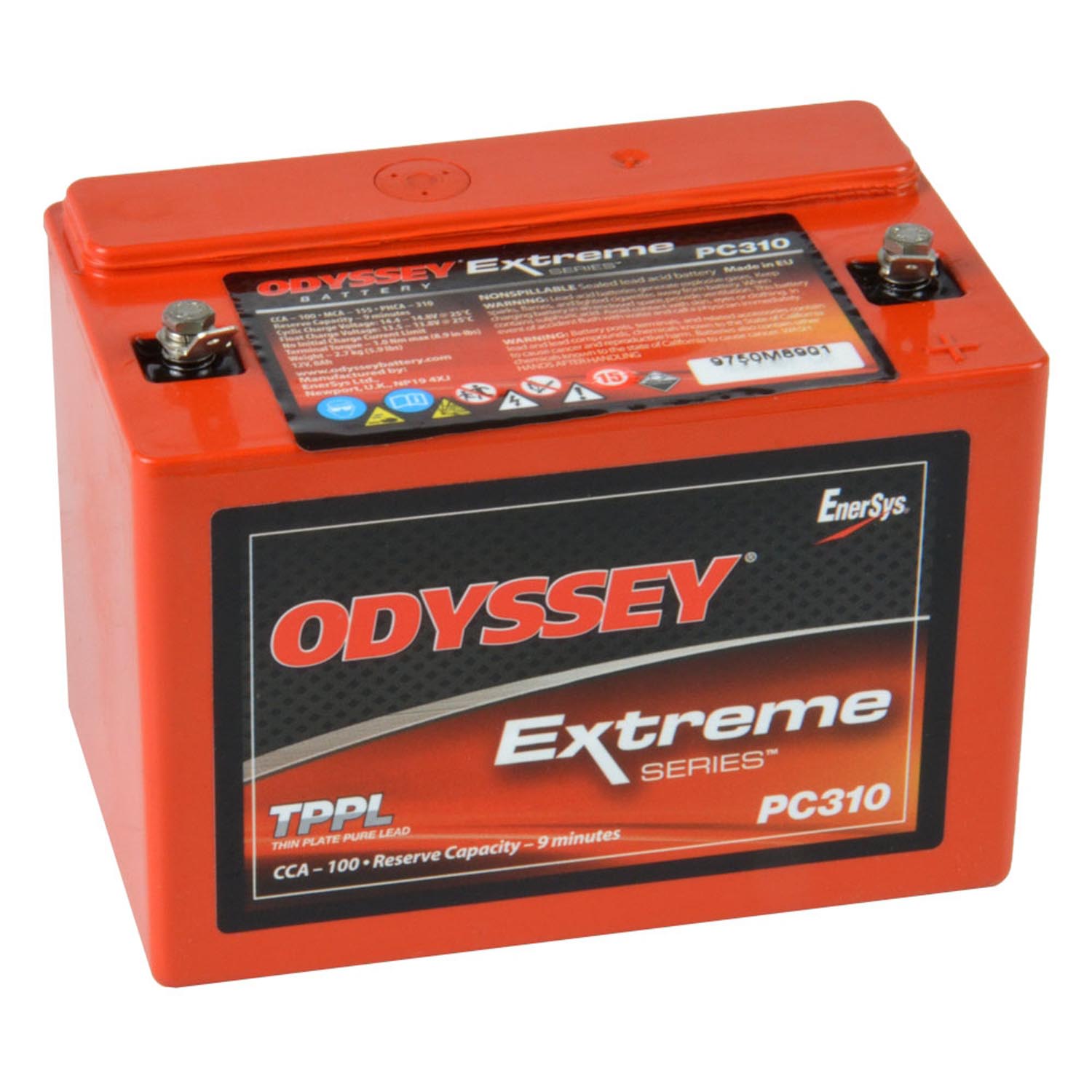 Hawker EnerSys Odyssey Motorradbatterie PC310 12V 8Ah