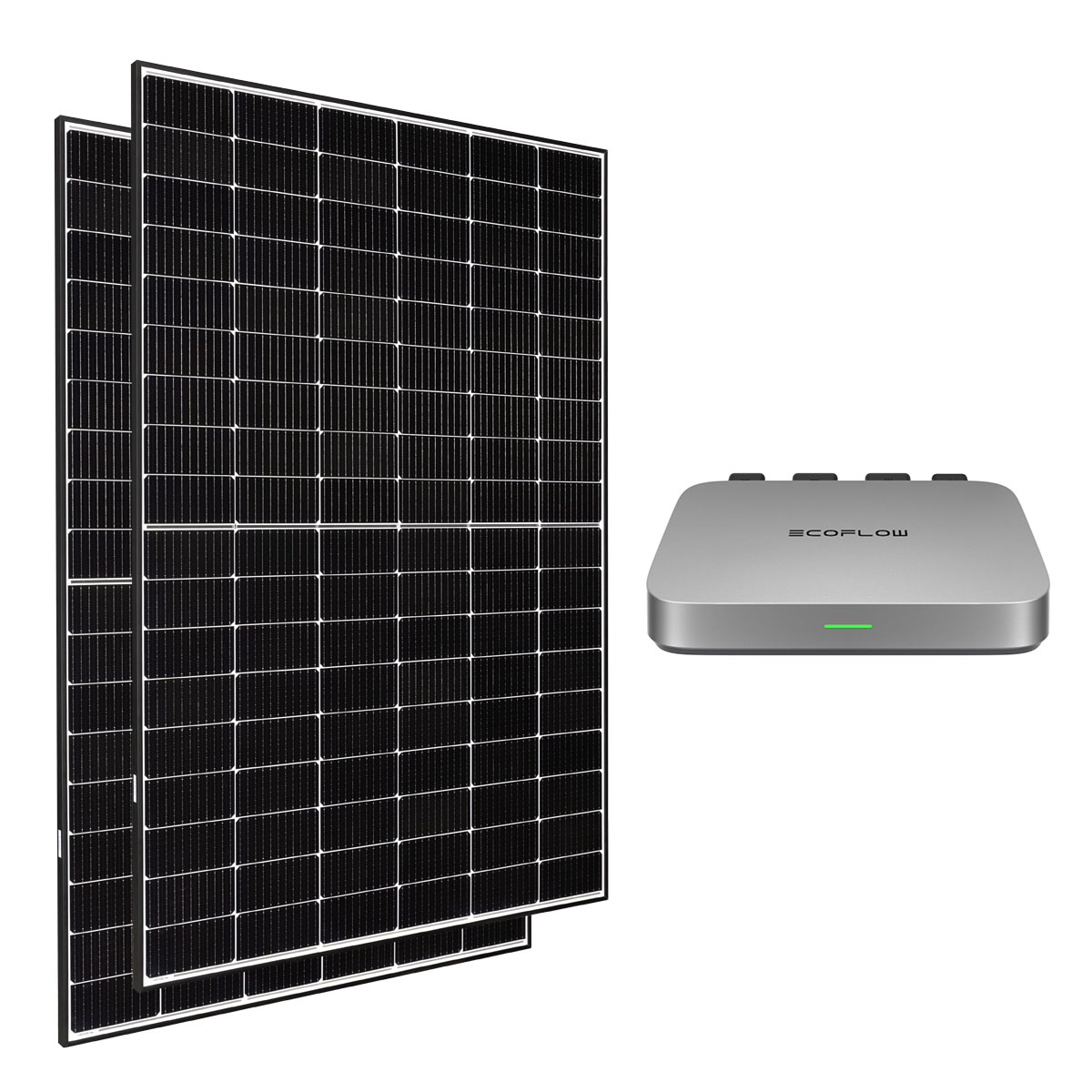 Set 2 Solarmodule 410W JA Solar + Mikrowechselrichter 800W EcoFlow