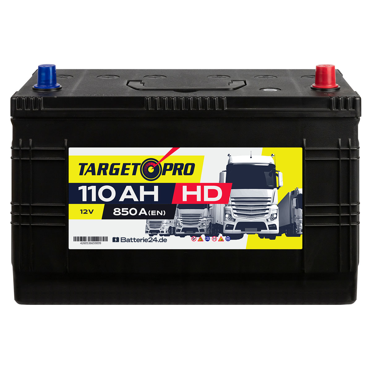 Target Pro HD 12V 110Ah IVECO Daily LKW Batterie