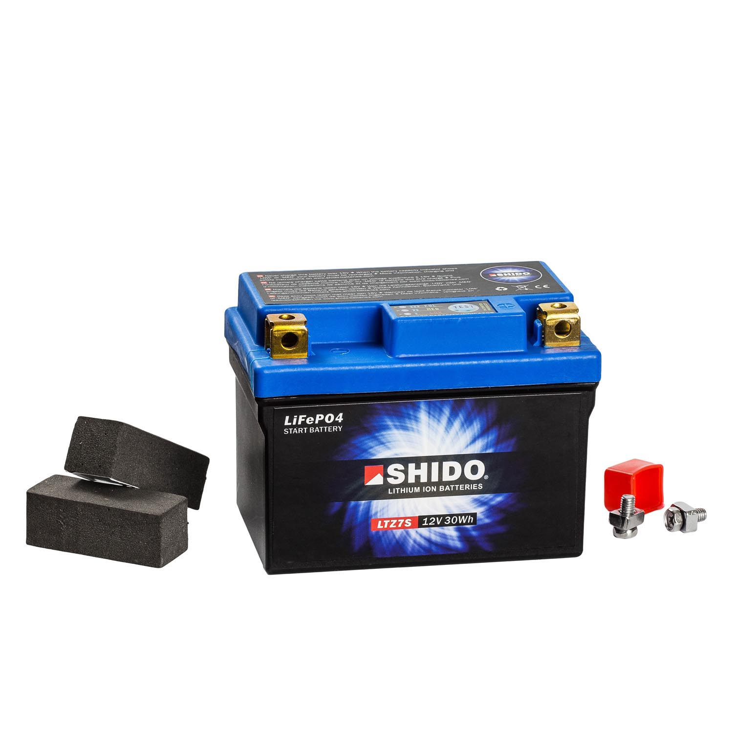 Shido Lithium Motorradbatterie LiFePO4 LTZ7S 12V