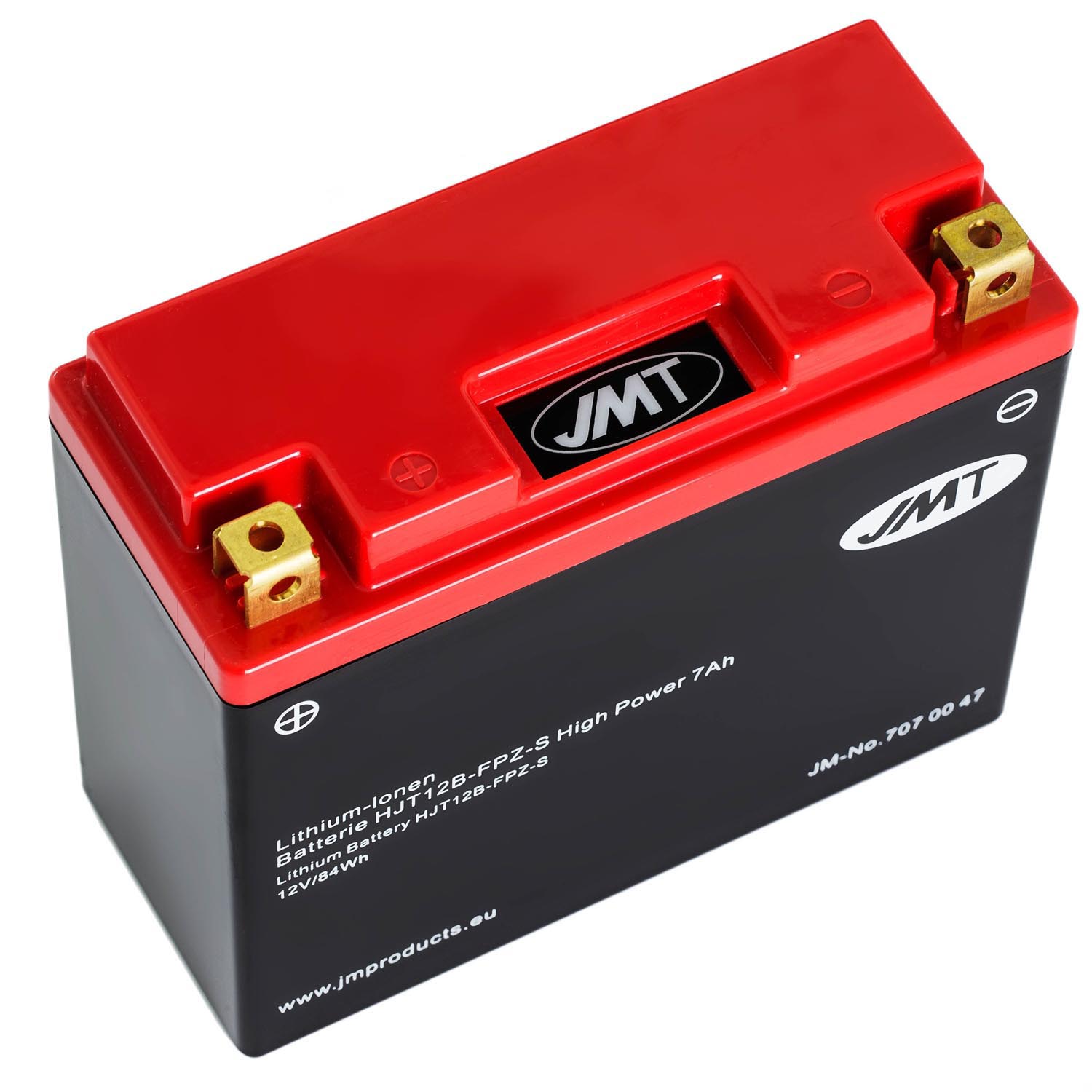 JMT Lithium-Ionen-Motorrad-Batterie HJT12B-FPZ-S 12V