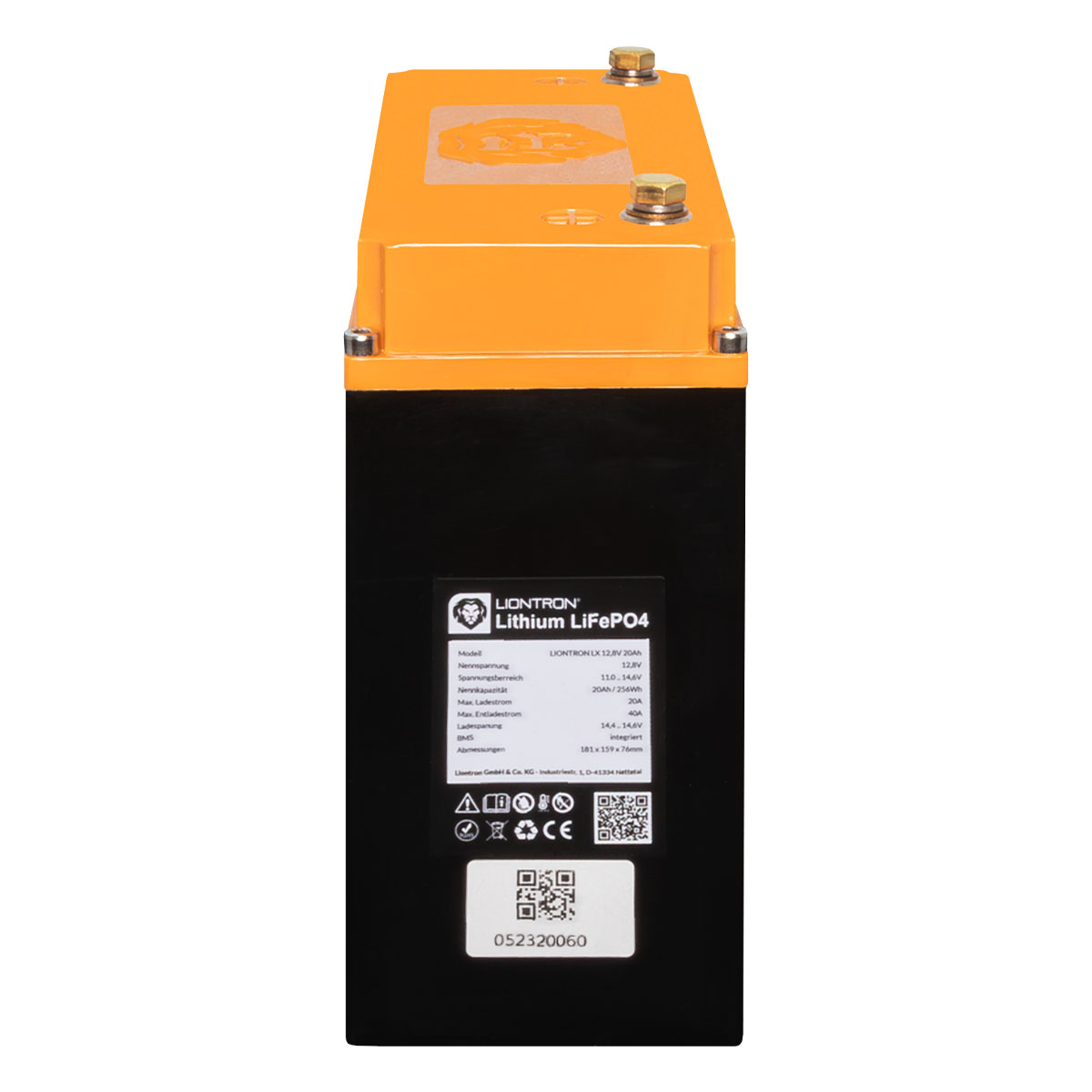 Liontron 20Ah 12V LiFePO4 Lithium Batterie Wohnmobil Speicherbatterie