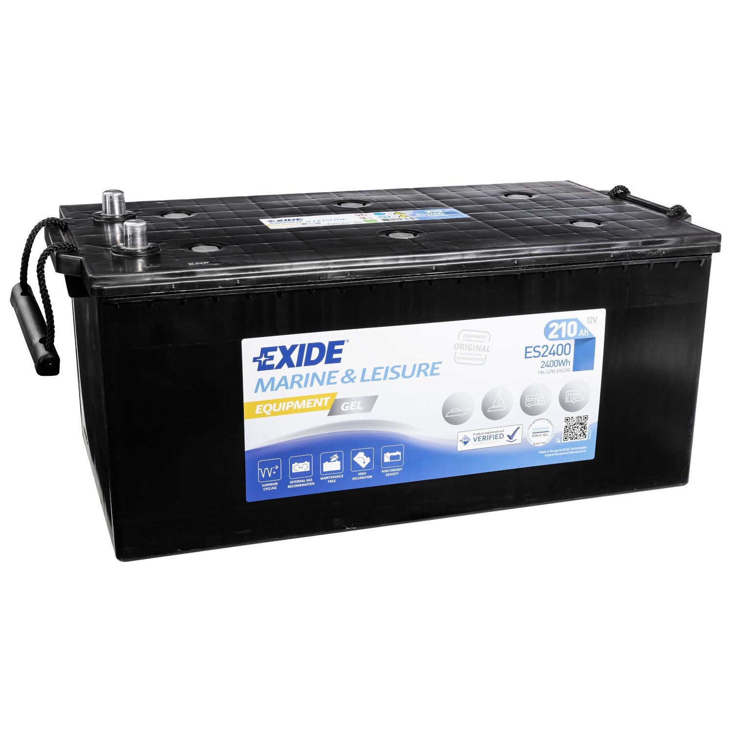 Exide Equipment Gel Batterie ES2400 (Gel G210) 12V 210Ah