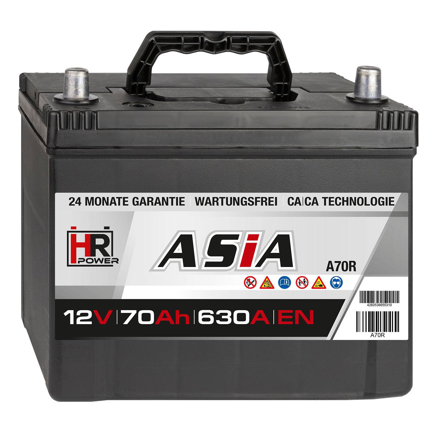 HR HiPower ASIA Autobatterie A70R 12V 70Ah