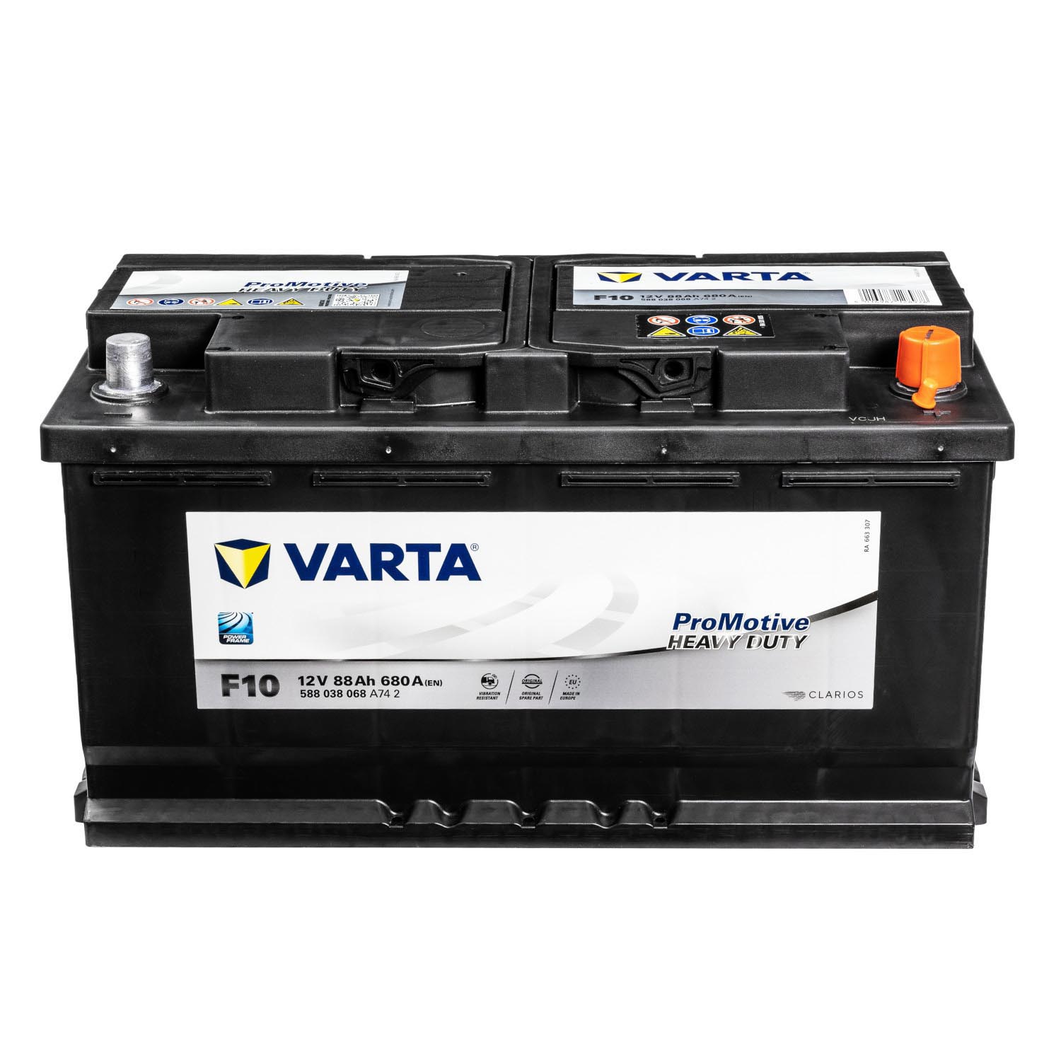 VARTA Promotive Black F10 12V 88Ah LKW-Batterie