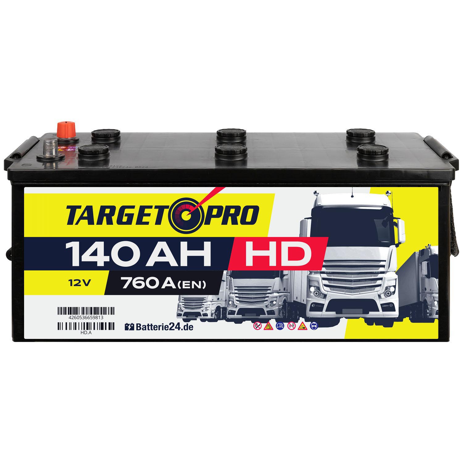 Target Pro HD 12V 140Ah LKW Batterie