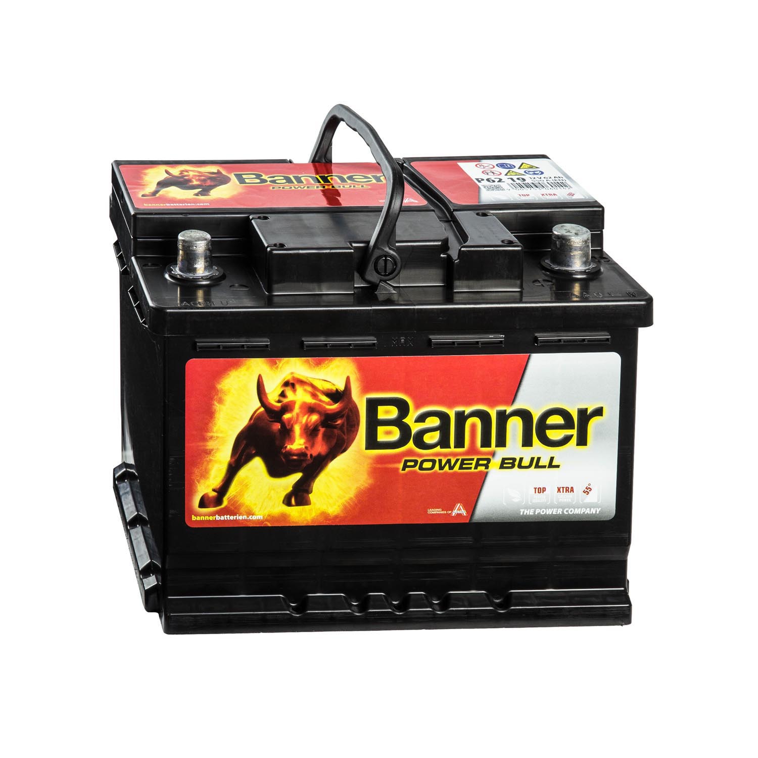 Banner Power Bull P6219 Autobatterie 12V 62Ah