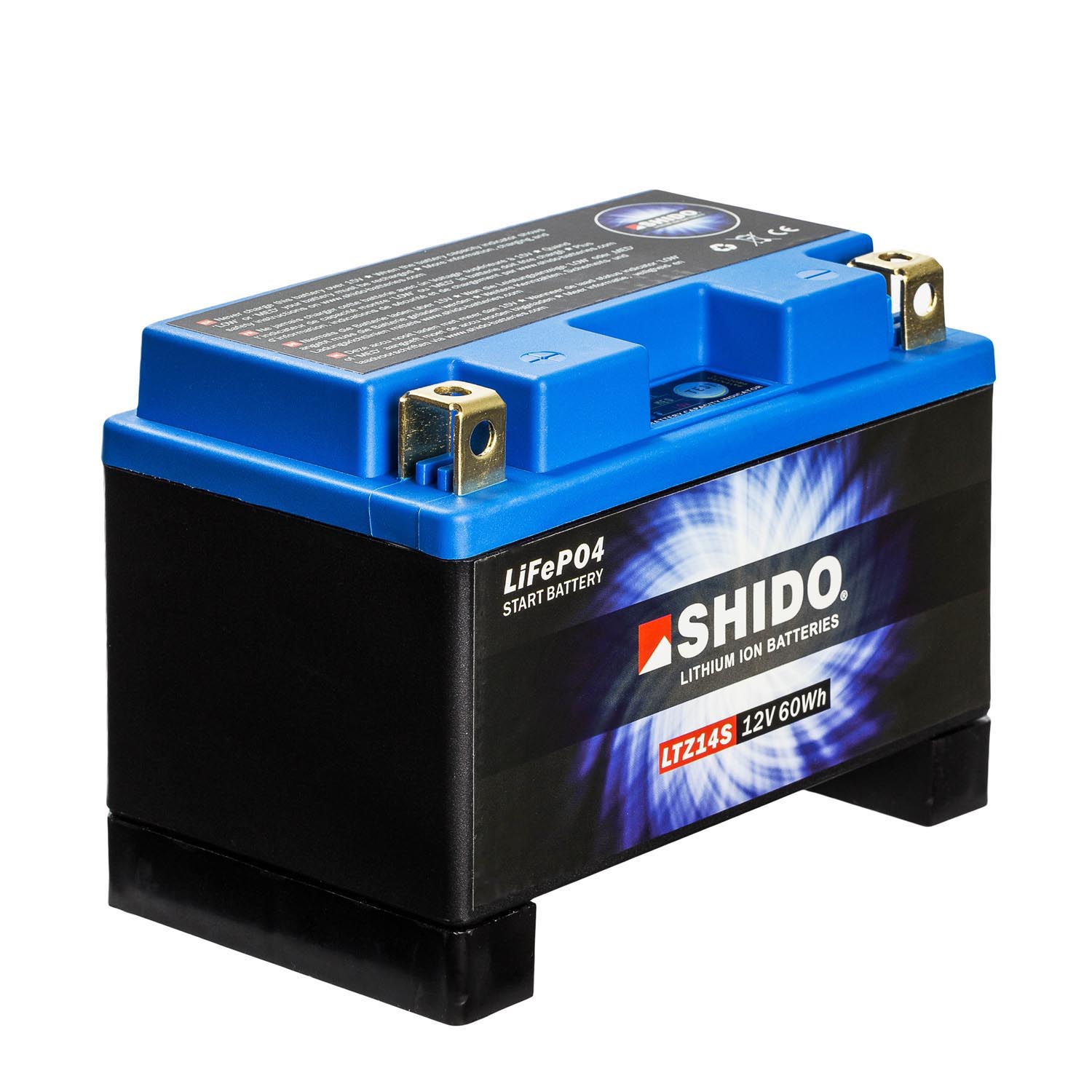 Shido Lithium Motorradbatterie LiFePO4 LTZ14S 12V