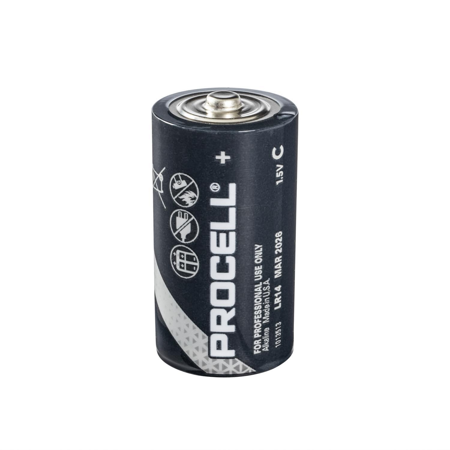 10x Duracell Procell C Baby Zellen LR14 Alkali Batterien