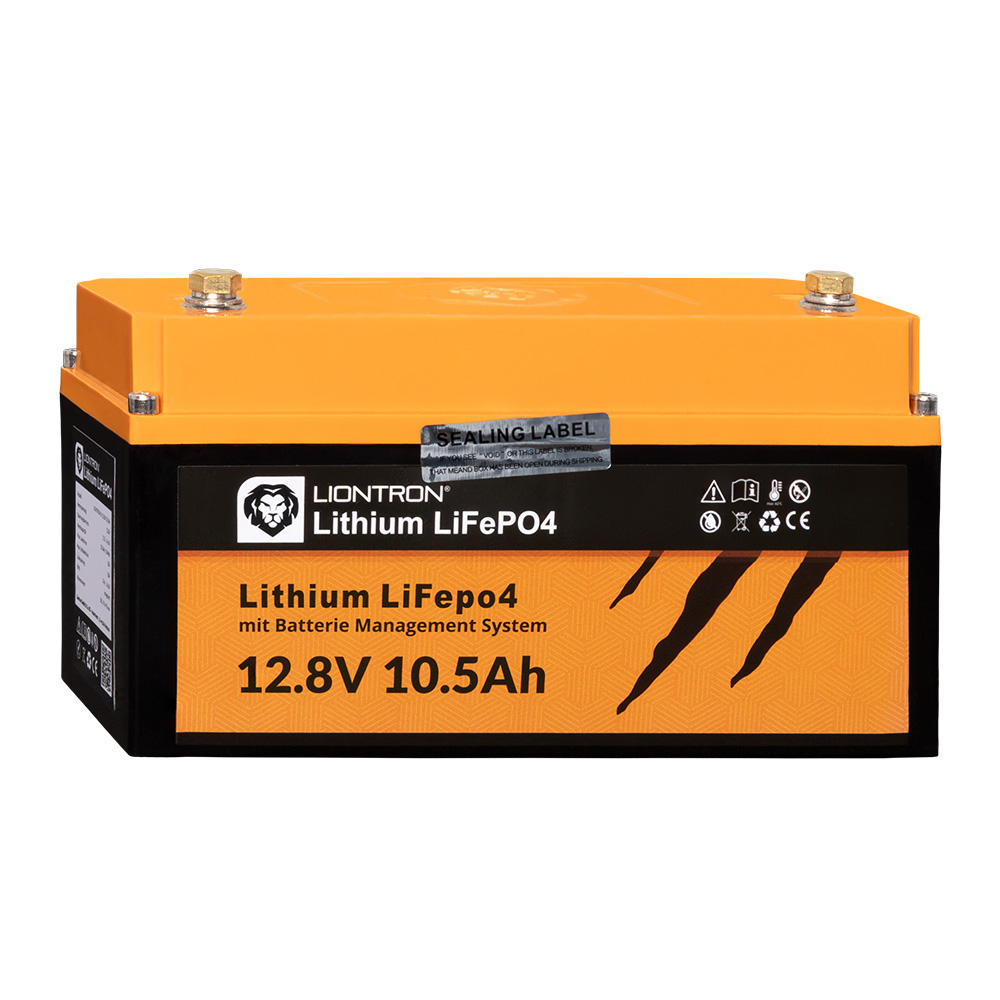 Liontron 10,5Ah 12V LiFePO4 Lithium Batterie Wohnmobil Speicherbatterie (USt-befreit nach §12 Abs.3 Nr. 1 S.1 UStG)