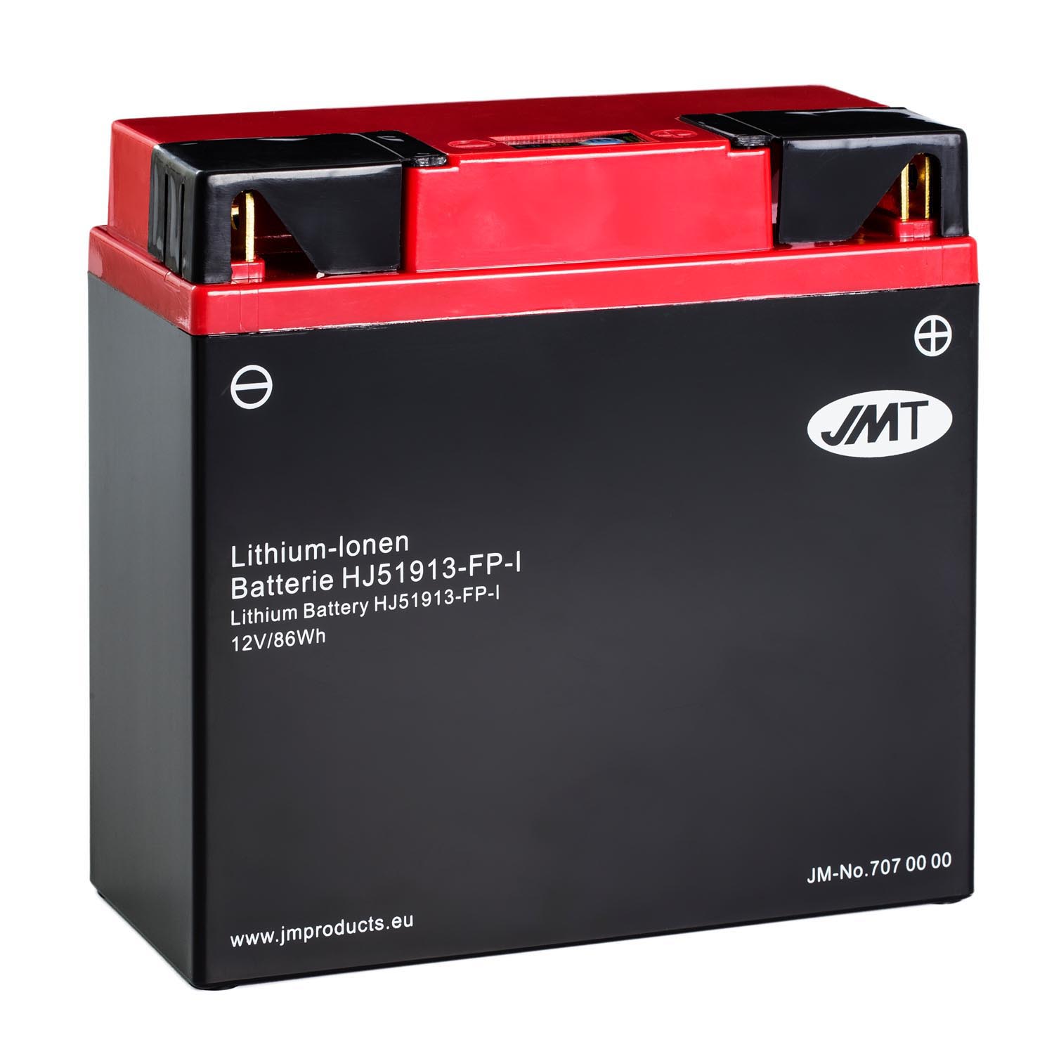 JMT Lithium-Ionen-Motorrad-Batterie HJ51913-FP 12V