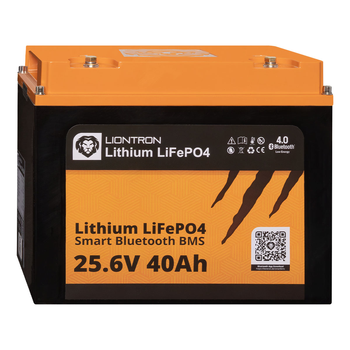 Liontron 40Ah 25,6V LiFePO4 Lithium Batterie BMS Bluetooth mit App (USt-befreit nach §12 Abs.3 Nr. 1 S.1 UStG)