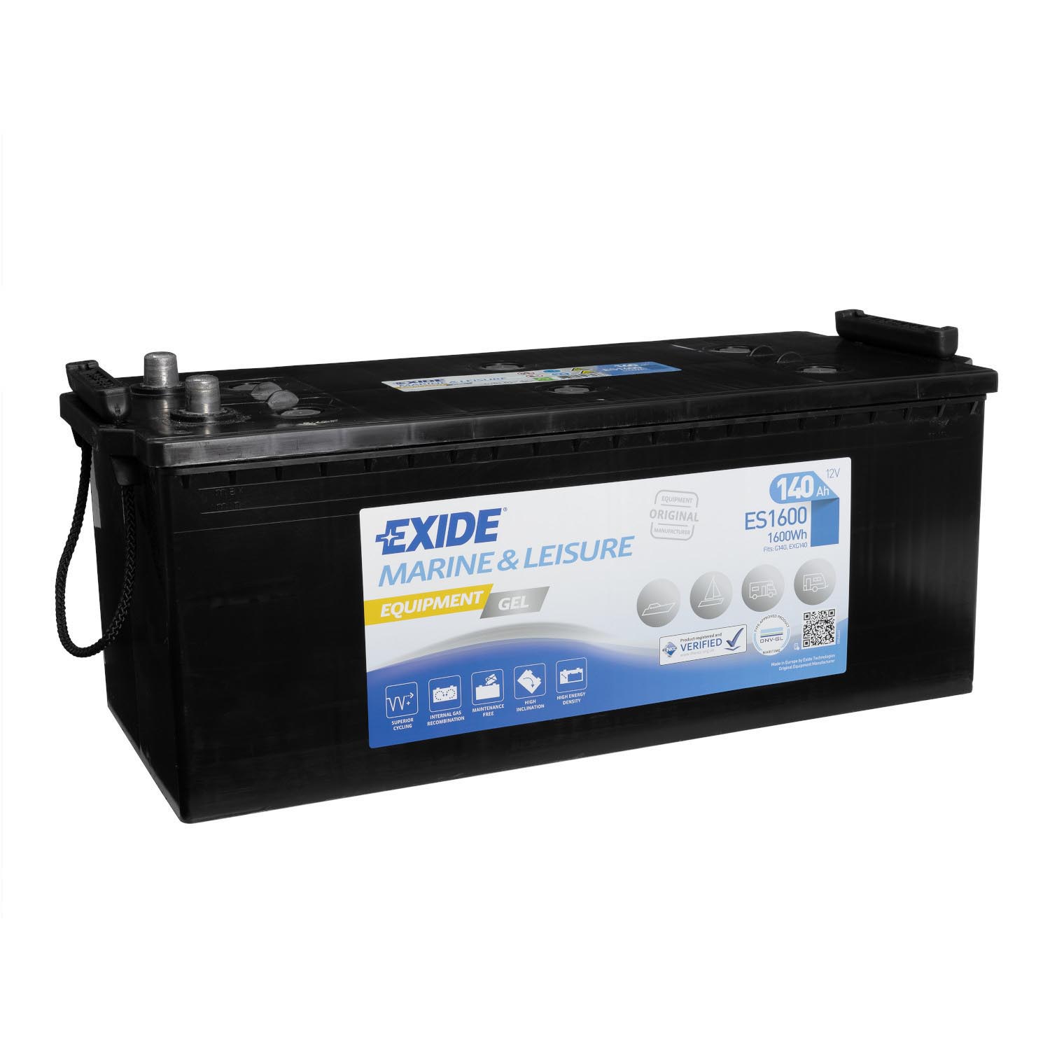 Exide Equipment Gel Batterie ES1600 (Gel G140) 12V 140Ah