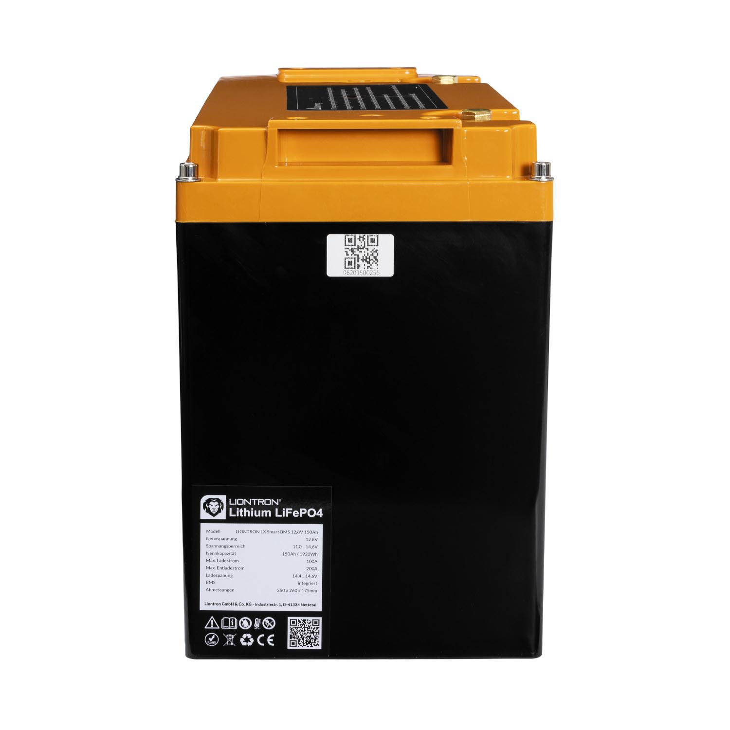 Liontron 150Ah 12V LiFePO4 Lithium Batterie Wohnmobil BMS mit App Arctic (USt-befreit nach §12 Abs.3 Nr. 1 S.1 UStG)