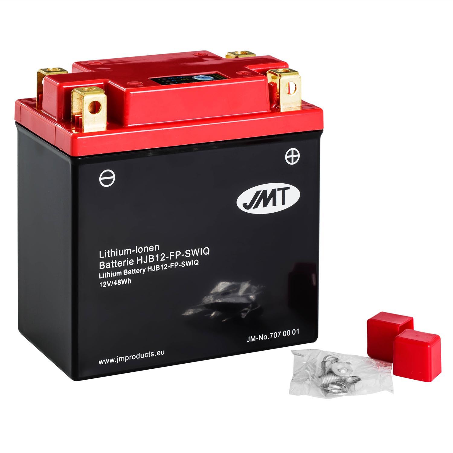 JMT Lithium-Ionen-Motorrad-Batterie HJB12-FP 12V