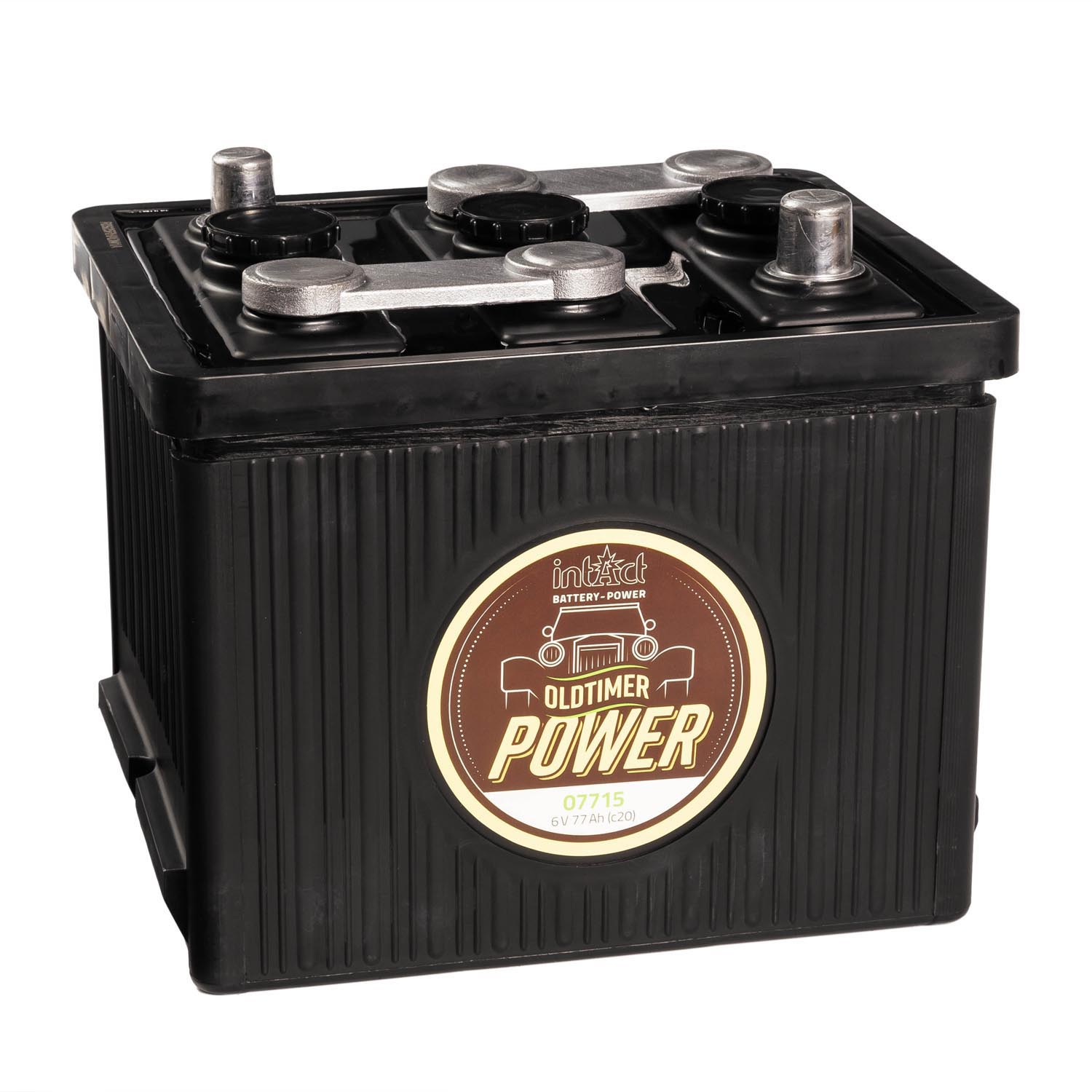 intAct Oldtimer-Power 07715 Autobatterie 6V 77Ah trocken