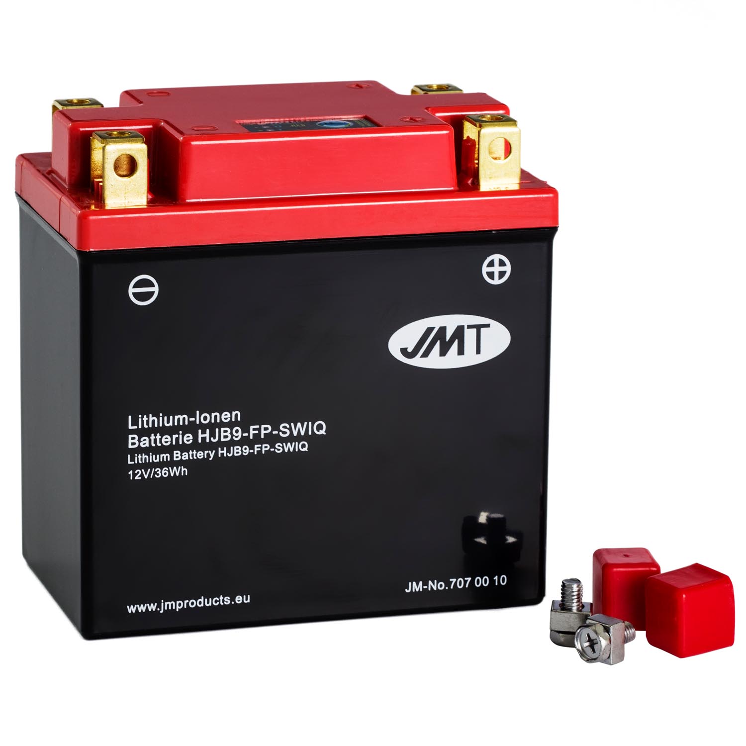 JMT Lithium-Ionen-Motorrad-Batterie HJB9-FP 12V