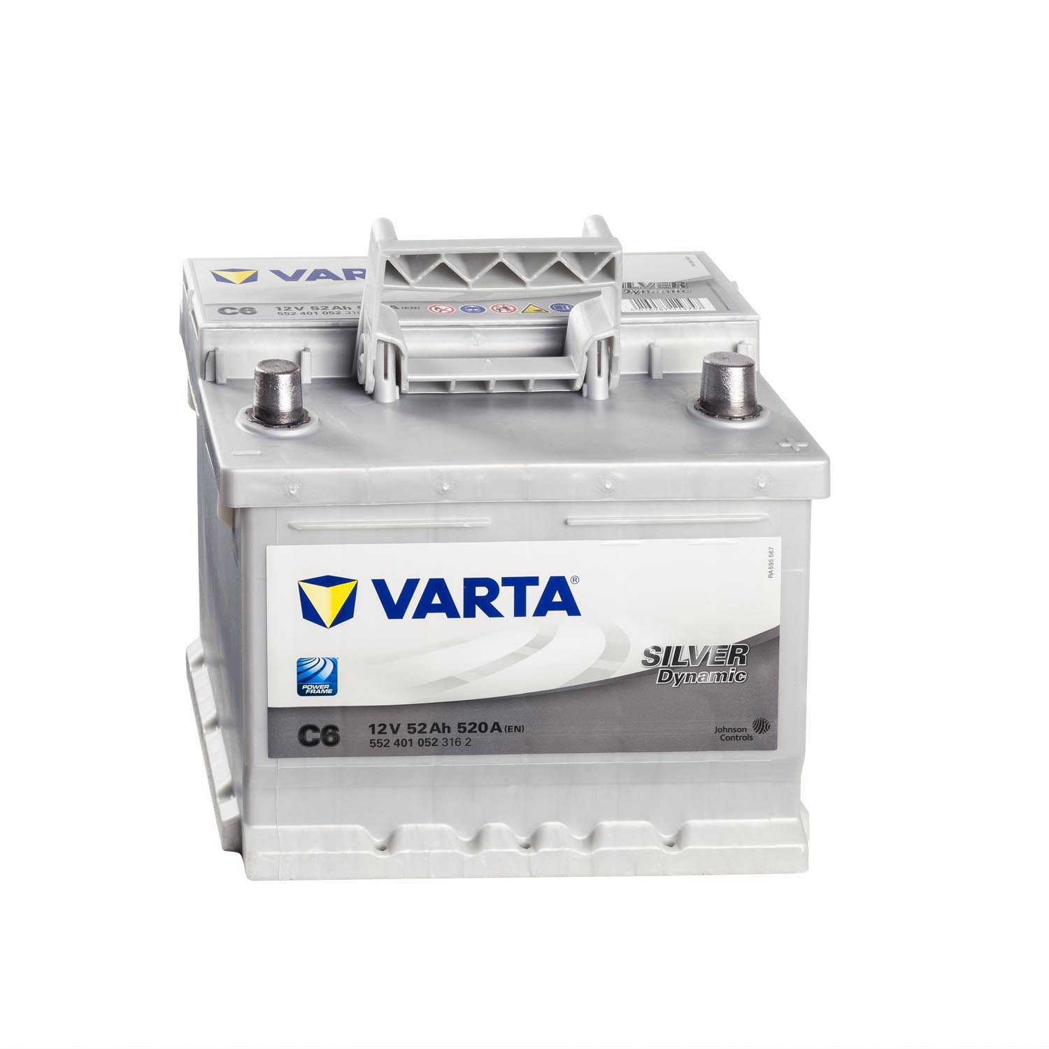 VARTA Silver Dynamic C6 Autobatterie 12V 52Ah