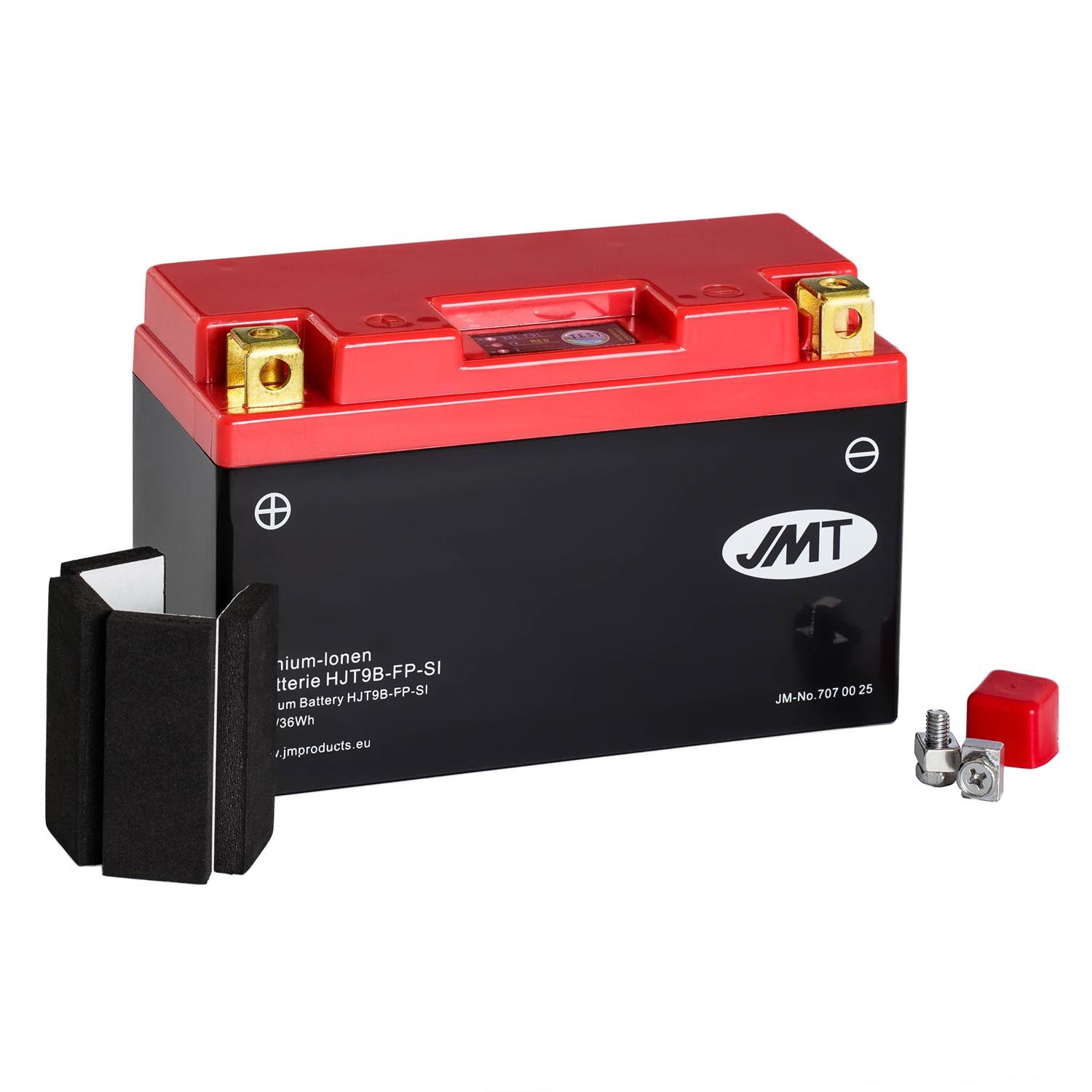 JMT Lithium-Ionen-Motorrad-Batterie HJT9B-FP 12V