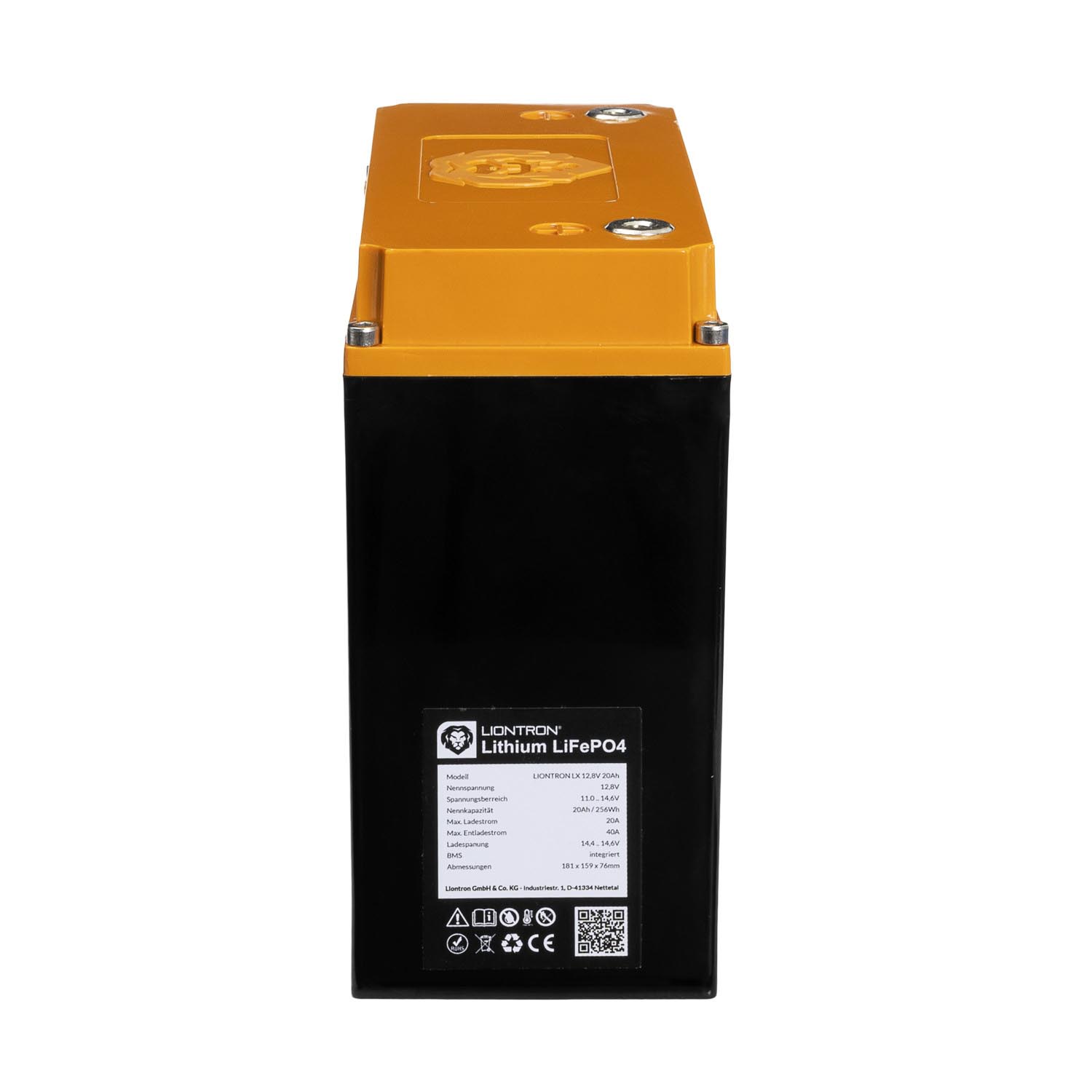 Liontron 20Ah 12V LiFePO4 Lithium Batterie Wohnmobil Speicherbatterie (USt-befreit nach §12 Abs.3 Nr. 1 S.1 UStG)