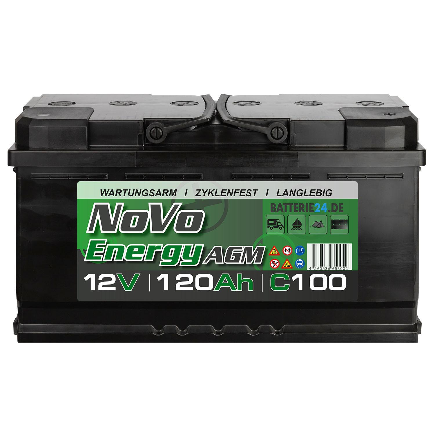 Novo Energy AGM Batterie 12V 120Ah