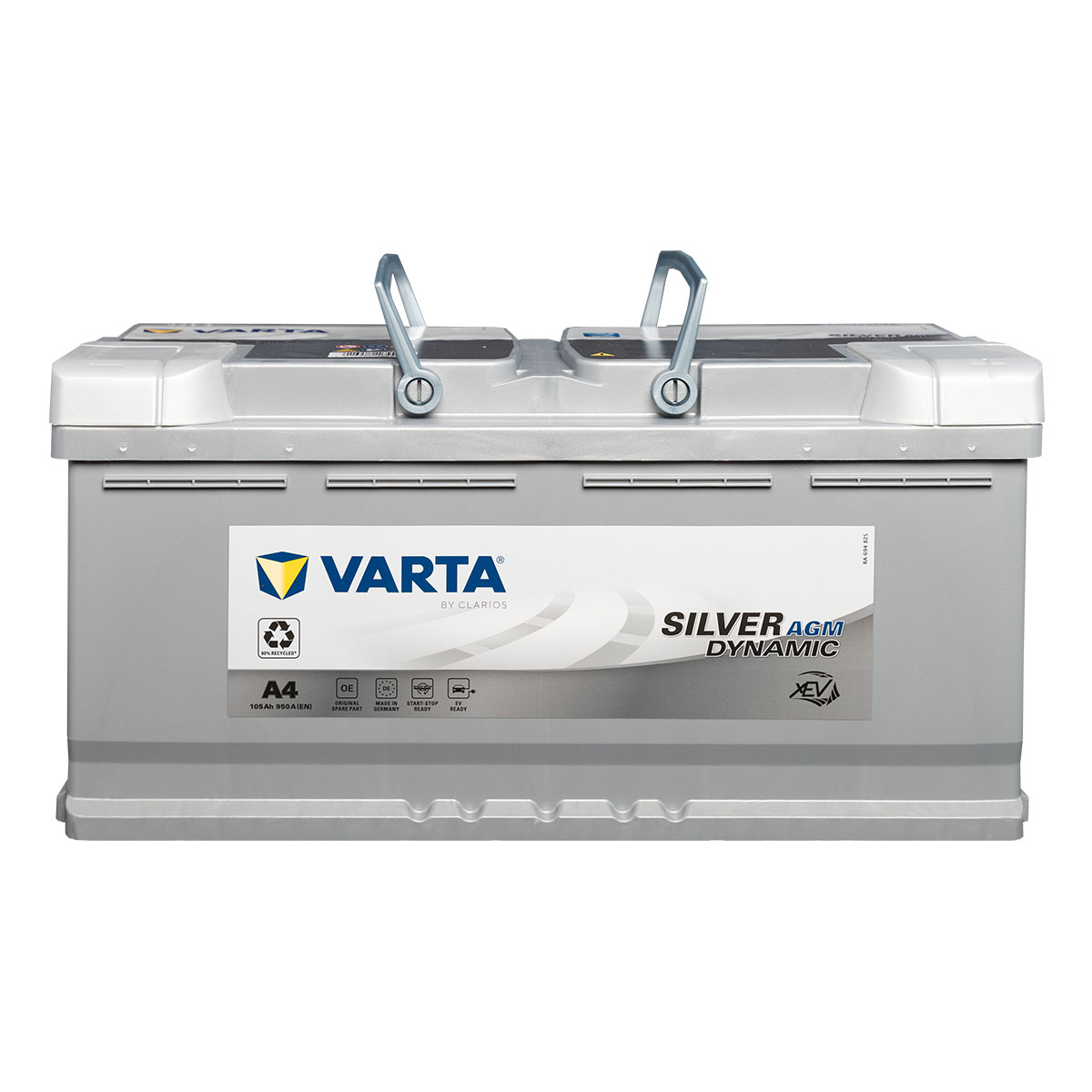 VARTA A4 Silver Dynamic (H15) AGM Autobatterie 12V 105Ah