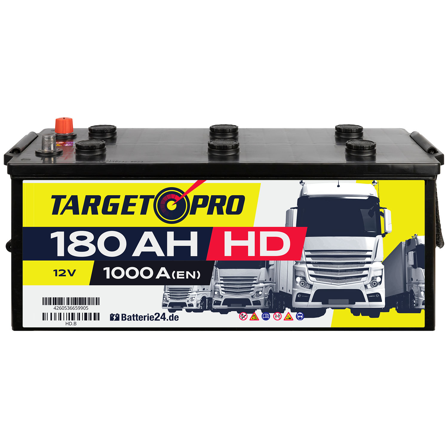 Target Pro HD 12V 180Ah LKW Batterie