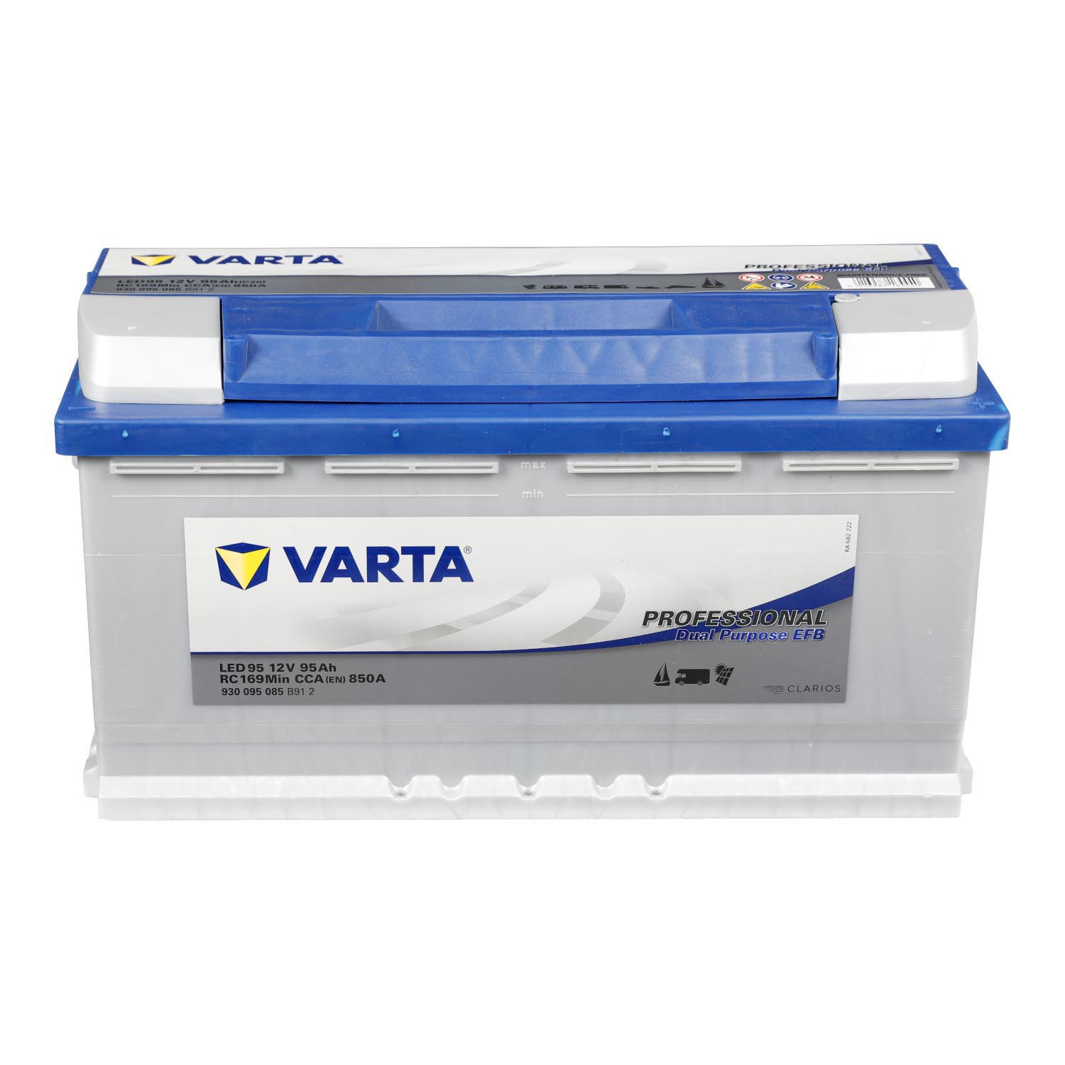 VARTA Professional Dual Purpose LED95 Versorgungsbatterie 12V 95Ah