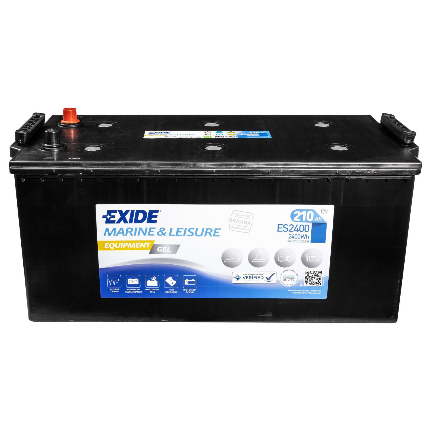 Exide Equipment Gel Batterie ES2400 (Gel G210) 12V 210Ah