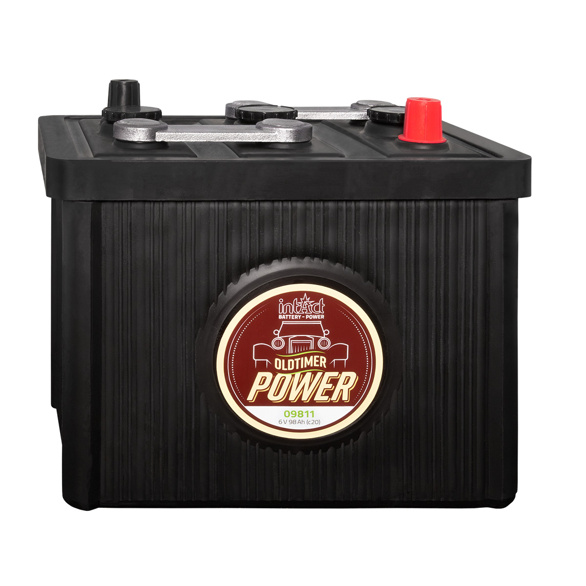 intAct Oldtimer-Power 09811 Autobatterie 6V 98Ah trocken