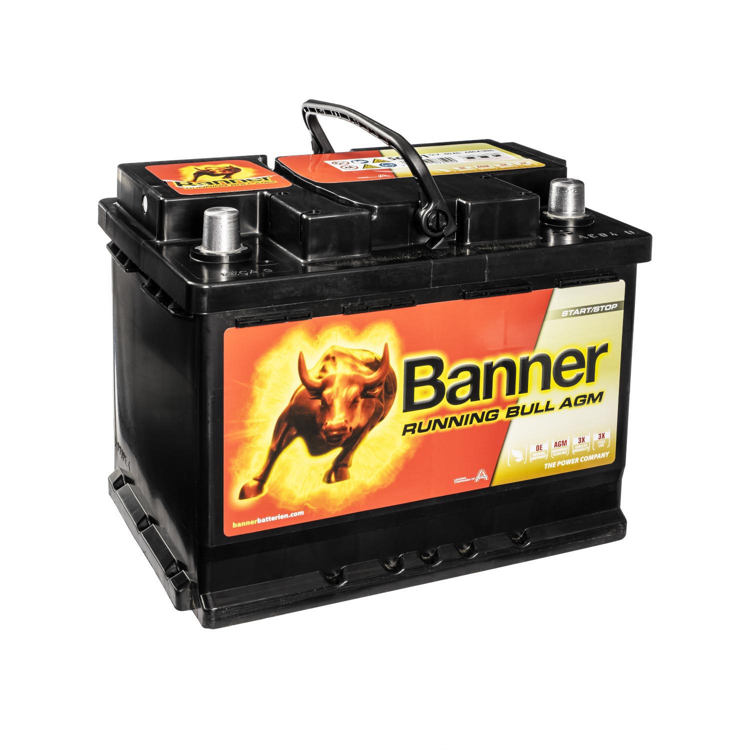 Banner Running Bull Autobatterie 12V 60Ah 56001 AGM