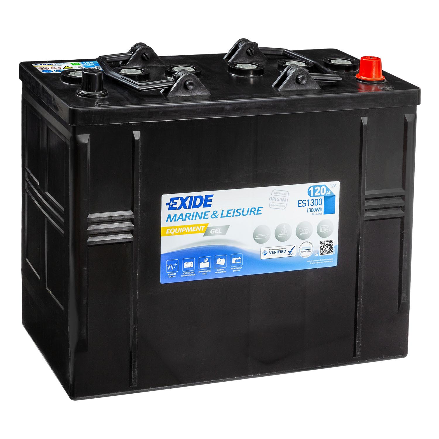 Exide Equipment Gel Batterie ES1300 (Gel G120s) 12V 120Ah