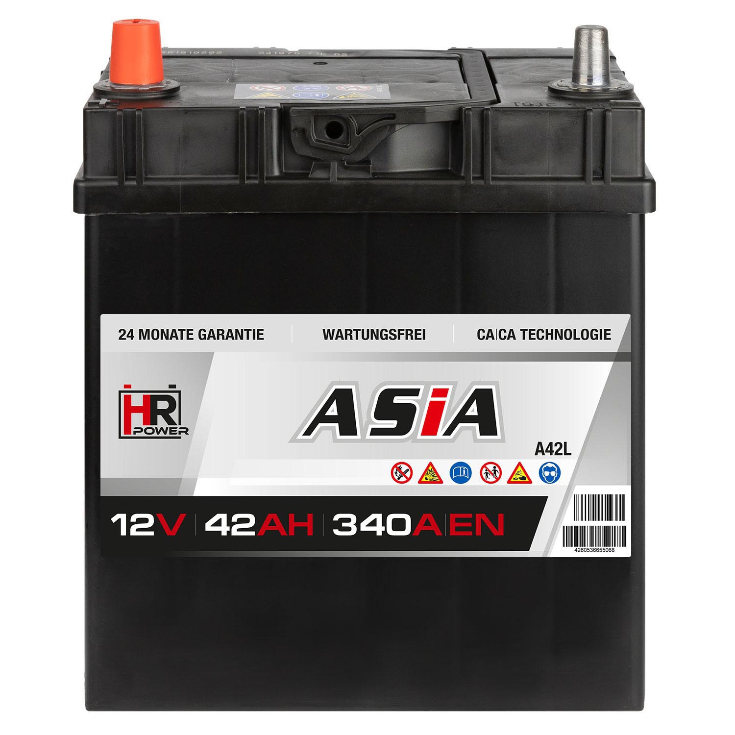 HR HiPower ASIA Autobatterie A42L 12V 42Ah