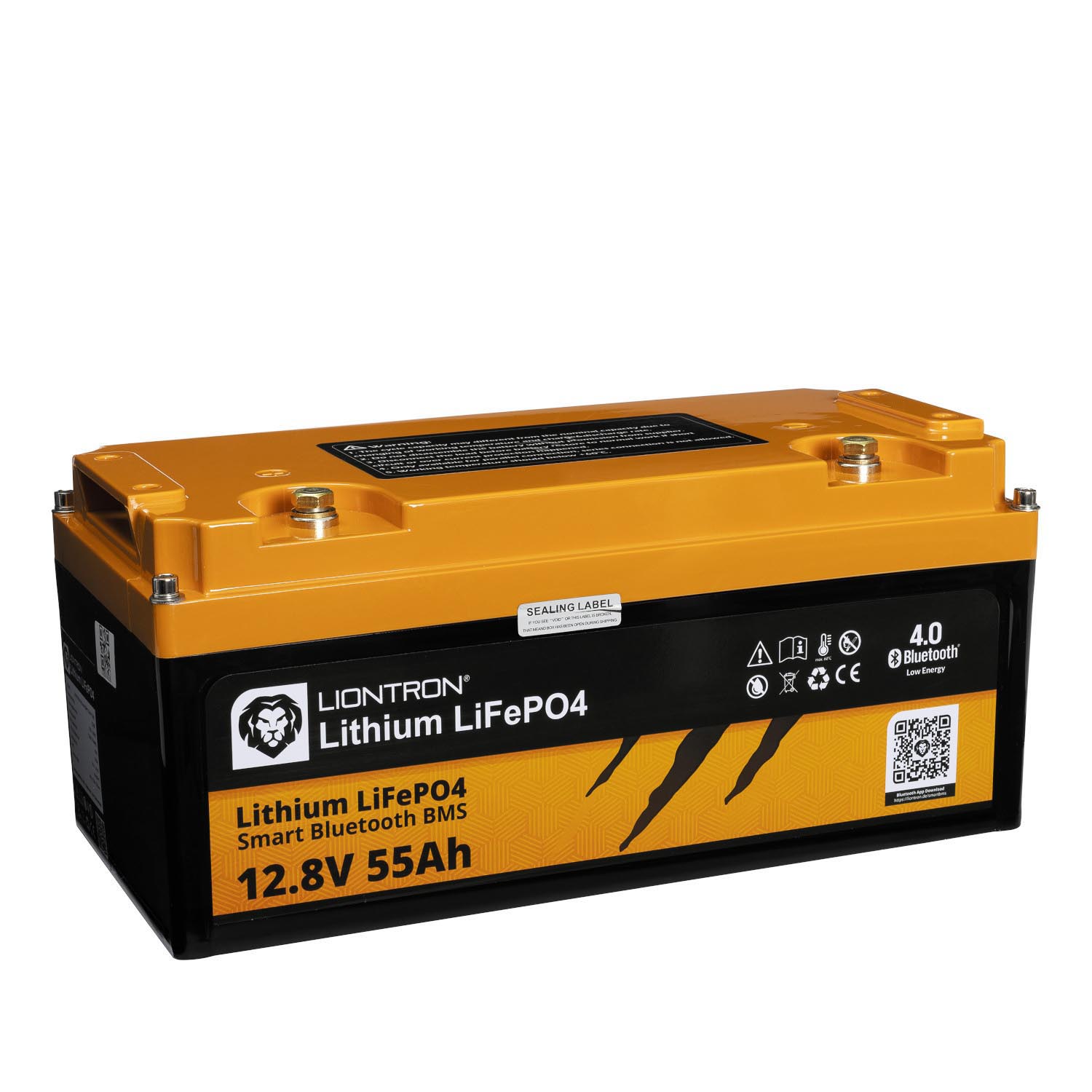 Liontron 55Ah 12V LiFePO4 Lithium Batterie Wohnmobil BMS mit App (USt-befreit nach §12 Abs.3 Nr. 1 S.1 UStG)