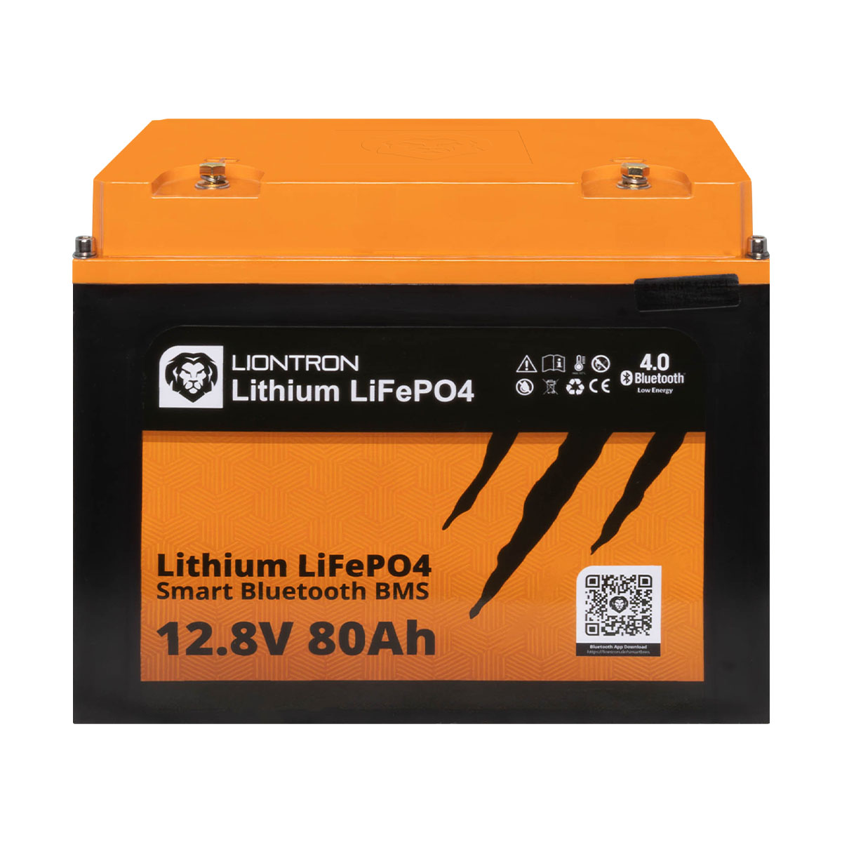 Liontron 80Ah 12V LiFePO4 Lithium Batterie Wohnmobil BMS mit App (USt-befreit nach §12 Abs.3 Nr. 1 S.1 UStG)