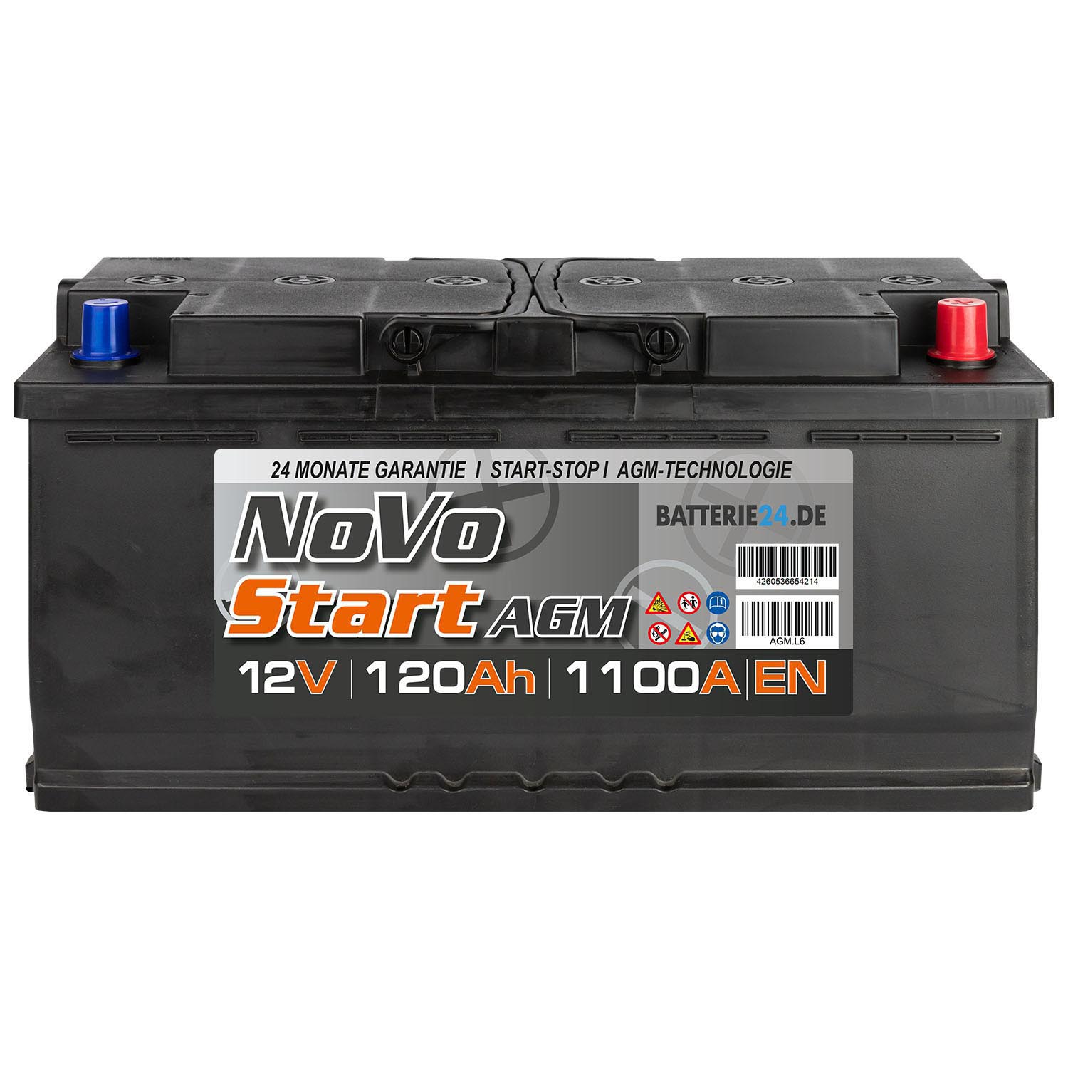 Novo AGM Autobatterie 12V 120Ah