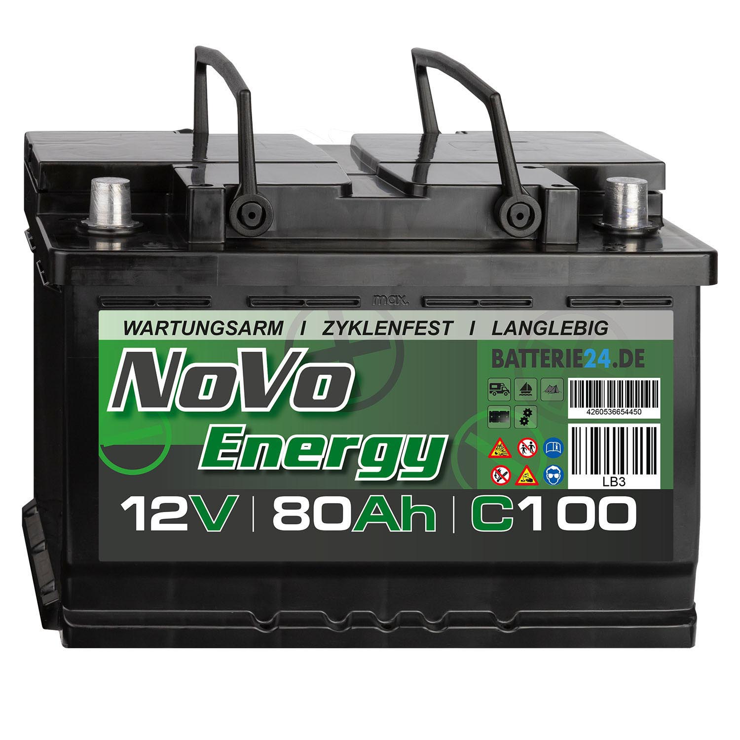 Novo Energy Batterie 12V 80Ah