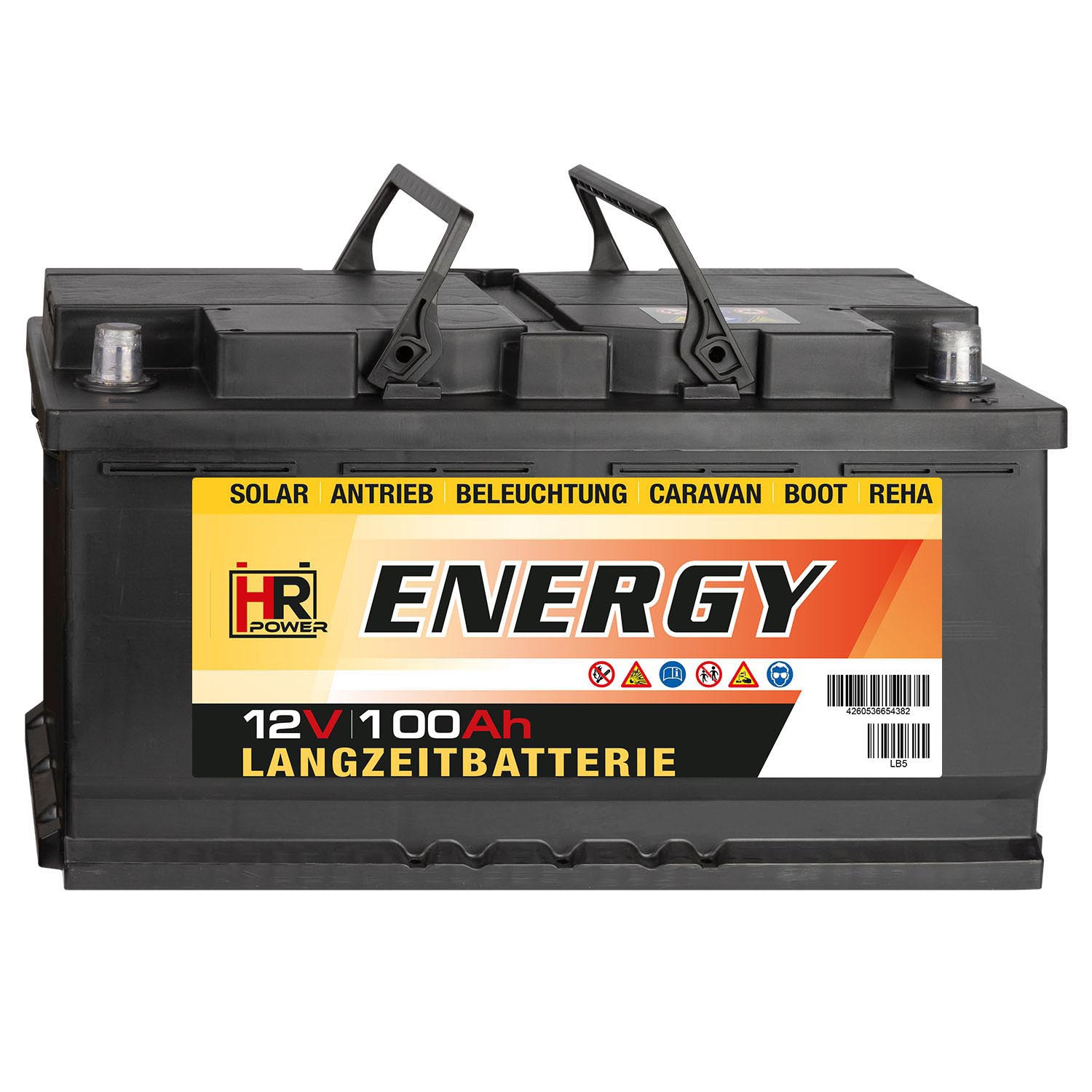 HR-ENERGY Batterie 12V 100Ah