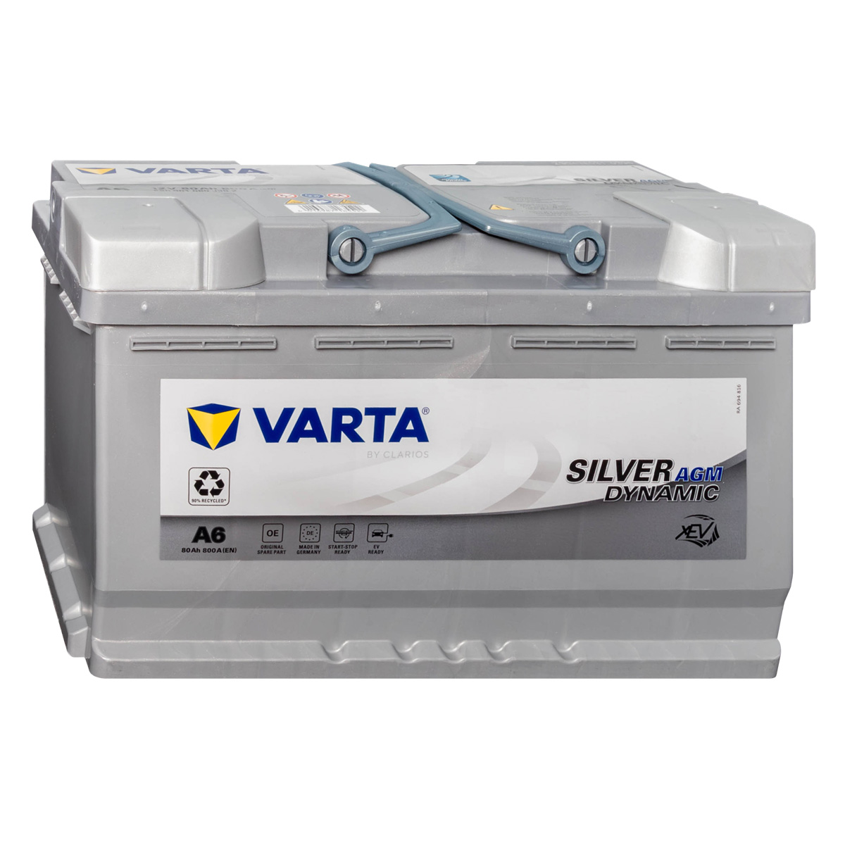 VARTA A6 Silver Dynamic (F21) AGM Autobatterie 12V 80Ah