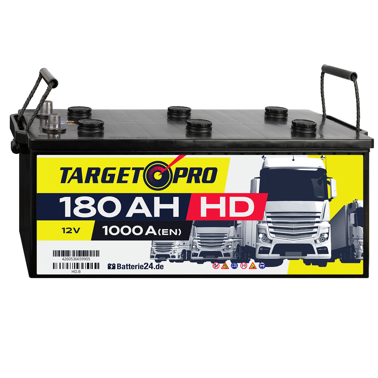 Target Pro HD 12V 180Ah LKW Batterie