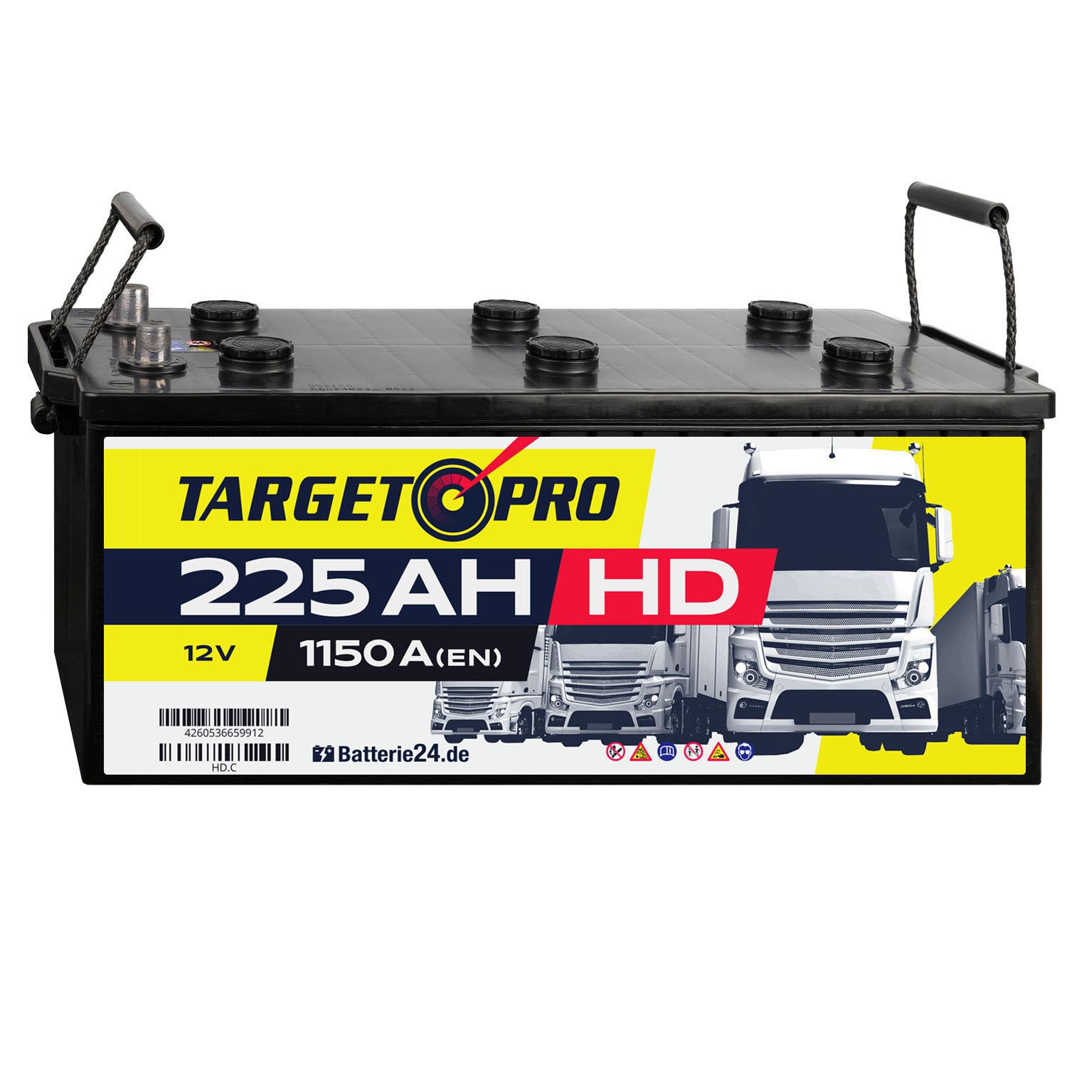 Target Pro HD 12V 225Ah LKW Batterie