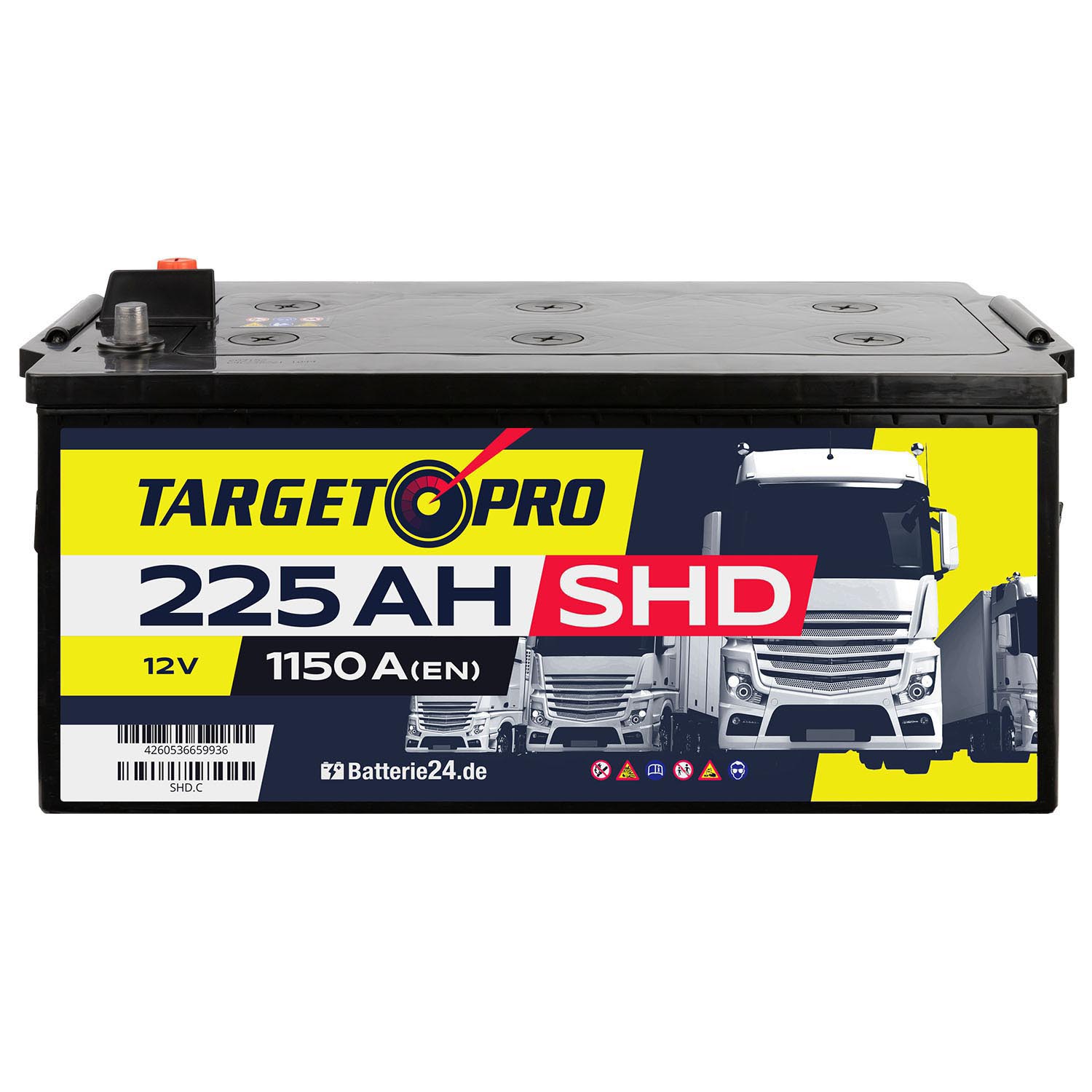 Target Pro SHD 12V 225Ah LKW Batterie