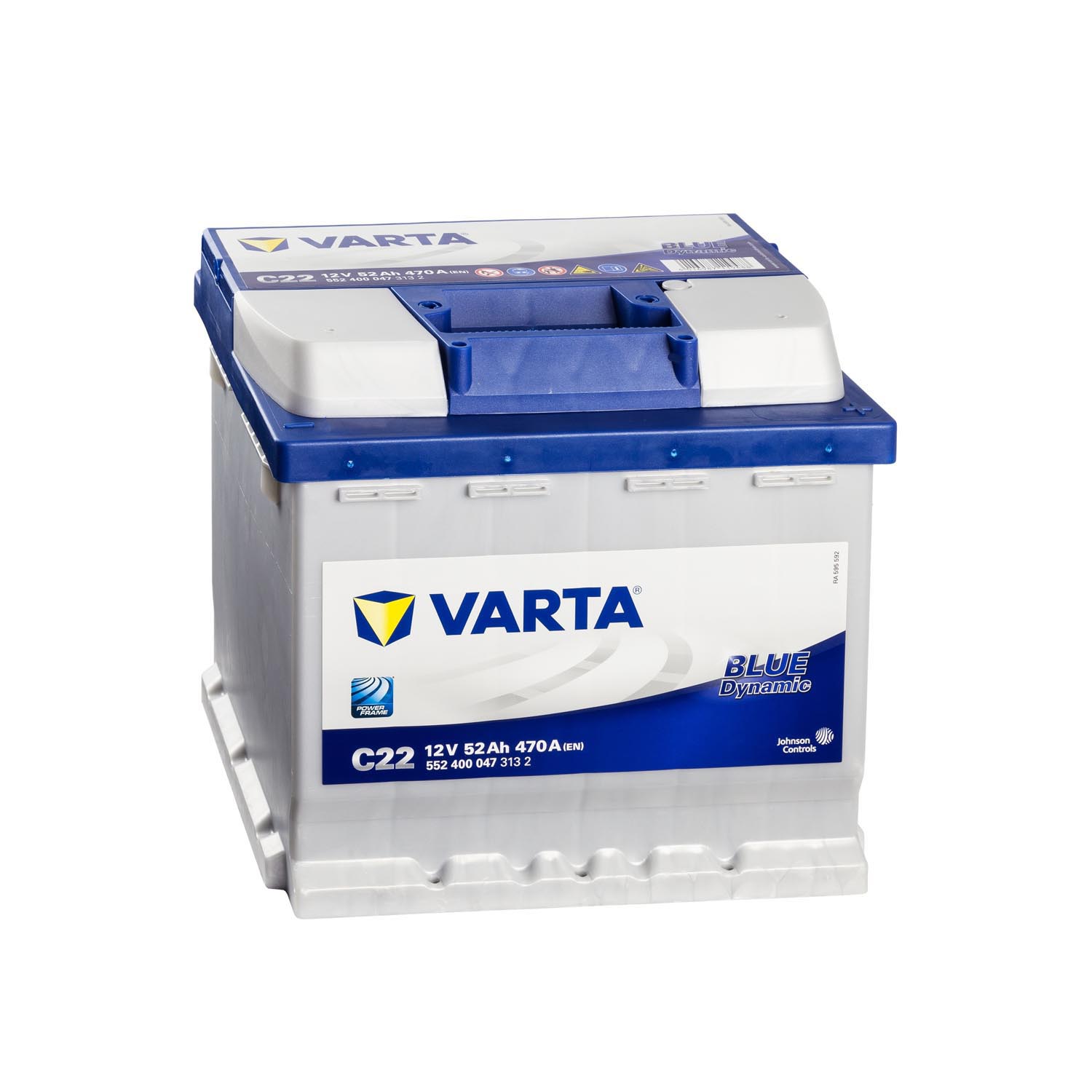 VARTA Blue Dynamic C22 Autobatterie 12V 52Ah